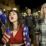 Anger over Trump explodes; protesters set fires, smash glass