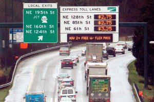 I-405 toll-lane traffic not meeting standard for speed
