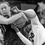 Robert Franklin / Associated Press                                Washington&rsquo;s Katie Collier (13) battles with Notre Dame&rsquo;s Arike Ogunbowale (24) for control of the ball during the second half of Sunday&rsquo;s women&rsquo;s college basketball game in South Bend, Ind.
