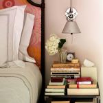 With an arm that moves up and down easily and a head that swivels 360 degrees, Artemide&rsquo;s Tolomeo task light is ideal for reading in bed. (Annie Schlechter)