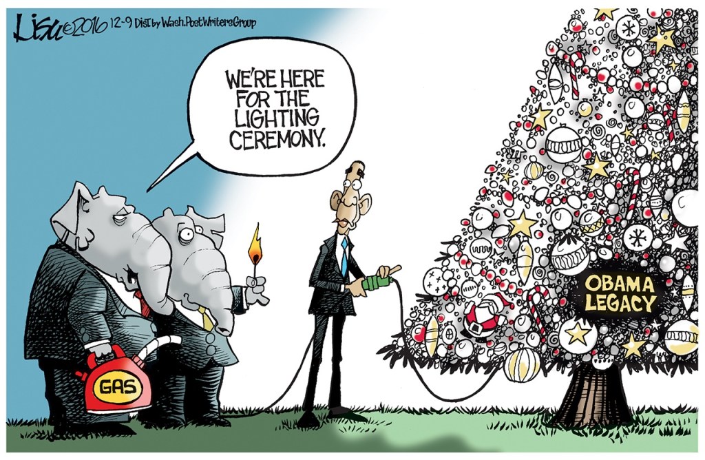 Editorial cartoons for Saturday, Dec. 10