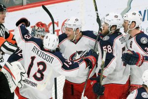Columbus reaches 15 in row with 4-2 win, stop Wild streak at 12