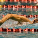 Jon Cook of Jackson High School swims his way to a first-place finish in the 200 individual medley during the Class 4A boys state meet in February at the King County Aquatic Center in Federal Way. (Kevin Clark / The Herald)