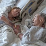 After a 73-year love story, side-by-side hospital beds