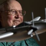 Stanwood resident Bob Jones, 92, recounts bailing out of his P-38 fighter plane as an Army Air Corps pilot in World WarII. He escaped twice while captured, spent time in Stalag Luft 1 and was listed as killed in action. He was already in Texaswhen he called his parents to tell them he was alive. (Andy Bronson / The Herald)