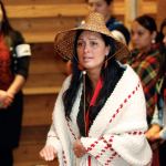 Deborah Parker speaks during a healing event called &ldquo;Lifting Our Sisters Up&rdquo; held at the Hibulb Cultural Center longhouse in Tulalip in 2013. Parker, former vice chairwoman of the Tulalip Tribes Board of Directors, will be honored Saturday with a Human Rights Award, presented by the Snohomish County Human Rights Commission. (Genna Martin / Herald file)