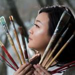 Edmonds-Woodway High School senior Hannah Noh, 17, is an accomplished artist who developed her skills in elementary school, when she couldn&rsquo;t speak English and used art as a way to communicate and make friends. (Andy Bronson / The Herald)