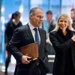Oklahoma Attorney General Scott Pruitt arrives at Trump Tower in New York on Wednesday, Dec. 7. (AP Photo/Andrew Harnik)