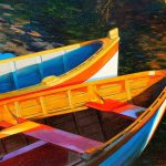 The painting &lsquo;Dos Amigos&rsquo; by Luke J. Tornatzky currently is displayed at the Cole Gallery in Edmonds.