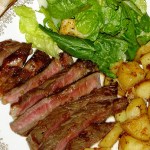 Garlic ginger glazed steak is a great way to usher in the new year. (Linda Gassenheimer/TNS)