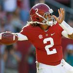 Alabama quarterback Jalen Hurts, shown in a game against Texas A&M in October, is the SEC Offensive Player of the Year. (AP Photo/Brynn Anderson, File)