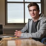 Silvertips second-year center Brian King is on track to be valedictorian of Everett High School&rsquo;s graduating class. (Kevin Clark / The Herald)