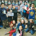 Sixth-grade students in teacher Morgan Brockmann&rsquo;s class at Cedar Park Christian School Lynnwood collected 1,600 pounds of food for the Lynnwood Food Bank. (Contributed photo)