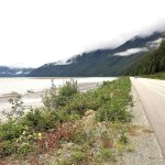 The far western portion of Canada&rsquo;s 1,840-mile Yellowhead Highway includes a stunning 90-mile drive along the Skeena River past mountains in Canada&rsquo;s Coastal Range outside of Prince Rupert, British Columbia. (Photo for The Washington Post by Julia Duin)