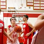 Members of the Stanwood basketball team practice Friday morning prior to traveling to San Diego to take part in a holiday tournament. (Kevin Clark / The Herald)