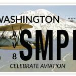 A special license plate recognizing aviation could be a new option for Washington state vehicle owners if a proposal for the plate is approved by the state Legislature. (Contributed)