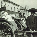 Charles Harold McCloy and his wife, Anna, with their two children in 1913 in Tokyo. They were on their way to China, where McCloy would teach physical education at two universities. (Courtesy of William McCloy)