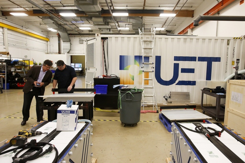 UniEnergy Technologies operates out of a 60,000 square-foot-building in Mukilteo. (Ian Terry / The Herald)