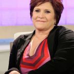 In this Sept. 29, 2009 photo, actress and writer Carrie Fisher appears on the NBC &ldquo;Today&rdquo; television program in New York to discuss &ldquo;Wishful Drinking,&rdquo; her autobiographical solo show on Broadway. (AP Photo/Richard Drew, File)