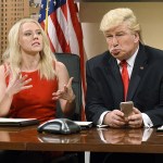 Will Heath / NBC                                Kate McKinnon as Kellyanne Conway and Alec Baldwin as President-elect Donald Trump during &ldquo;Saturday Night Live,&rdquo; in New York on Dec. 3.