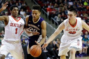 Crisp, Dickerson power Huskies to 94-72 rout of Seattle