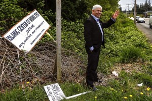 Site of planned mosque in Mukilteo vandalized