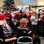 St. Michael students bring Christmas cheer to elderly