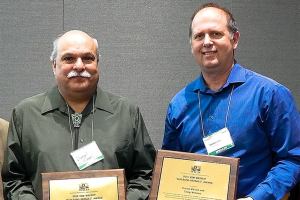 State conservation awards for two locals