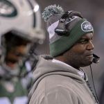 Jets head coach Todd Bowles watches from the sidelines during the fourth quarter of an NFL football game against the Miami Dolphins on Saturday, in East Rutherford, New Jersey. (AP Photo/Bill Kostroun)