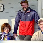 Winemaking student Sager Small is flanked by his parents, Darcey Fugman-Small and founding winemaker Rick Small. (Photo by Abra Bennett/Great Northwest Wine)