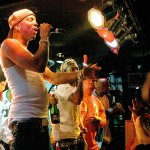 Everett rapper Swag performs in Marysville in May 2009. He opened for multi-platinum artist Juvenile at the show, and credited his friendship with Juvenile for the rapper’s appearance in Marysville. But police say informants told them Swag paid Juvenile $40,000 to perform. (Jennifer Buchanan / The Herald)