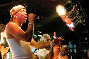 Jennifer Buchanan / The HeraldEverett rapper Swag performs Saturday night at J.R. Phinickey's in Marysville.Photo taken 051709 Local - Juvenile plays Marysville's JR Phinickey's