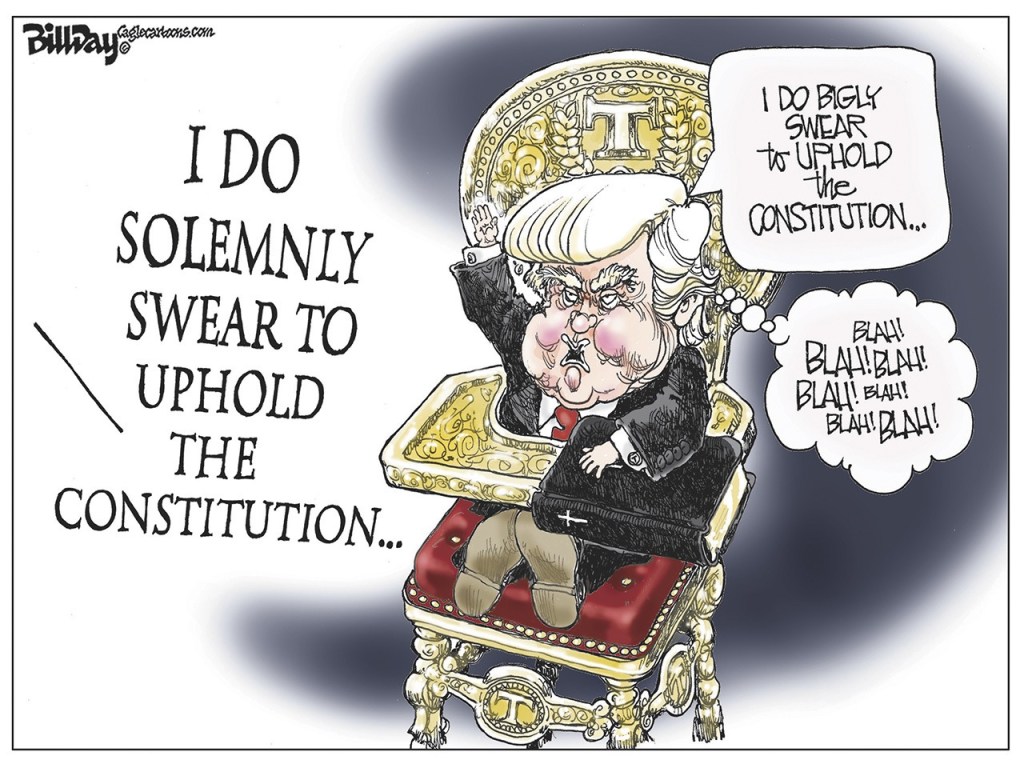 Editorial cartoons for Sunday, Jan. 22