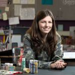 Samantha Edgar, 17, a senior at AIM High School, lives with serious health issues, including Addison&rsquo;s disease and osteoporosis. But still manages to overcome them and be a mounted archery practitioner. (Andy Bronson/The Herald)