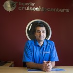 Ricardo Pruneda opened an Expedia CruiseShipCenters franchise in Mill Creek Town Center in August. Expedia currently operates 225 locations in the U.S. and Canada. (Ian Terry / The Herald)
