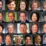 The lawmakers in the seven districts serving Snohomish and Island counties are: Row 1 (L-R): Guy Palumbo, Derek Stanford, Shelley Kloba, Barbara Bailey, Norma Smith; Row 2: Dave Hayes, Marko Liias, Strom Peterson, Lillian Ortiz-Self, Maralyn Chase; Row 3: Cindy Ryu, Ruth Kagi, John McCoy, June Robinson, Mike Sells; Row 4: Kirk Pearson, Dan Kristiansen, John Koster, Steve Hobbs, John Lovick, Mark Harmsworth.