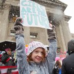 &ldquo;Women&rsquo;s rights should matter,&rdquo; said Dahlia Chandler-Haas, 11, who was among nearly 5,000 people in the Women&rsquo;s March on Idaho in downtown Boise on Saturday. (Katherine Jones/Idaho Statesman via AP)