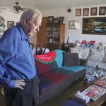 Bob King, 87, reflects on his career with Boeing at his home in Kirkwood, Missouri, on Dec. 22. (J.B. Forbes/St. Louis Post-Dispatch)
