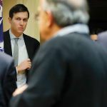 White House Senior Adviser Jared Kushner arrives for a meeting between President Donald Trump and automobile leaders at the White House on Tuesday. (AP Photo/Pablo Martinez Monsivais)