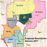 Proposed new boundaries for Lake Stevens elementary schools. (Lake Stevens School District)