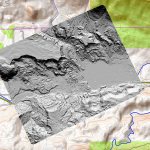 A lidar image of the area of the 2014 Oso mudslide. Lidar is an acronym for light detection and ranging. (Washington State Department of Natural Resources)