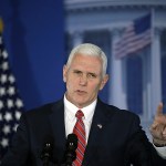 Vice President Mike Pence speaks at the Republican congressional retreat in Philadelphia on Thursday, Jan. 26. (AP Photo/Matt Rourke)