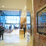 Police officers walk through the lobby of the Trump Tower in New York earlier this month. (AP Photo/Andrew Harnik)