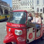 Little tuk-tuks are a fun way to sightsee around Lisbon.
