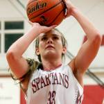 Ashley Alter of Stanwood is the girls basketball Athlete of the Week. (Kevin Clark / The Herald)