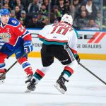 The Everett Silvertips acquired defenseman Aaron Irving (left) on Wednesday in a trade with the Edmonton Oil Kings. (Edmonton Oil Kings)