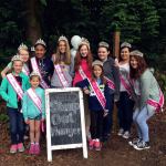 Royalty with the Miss Aquafest pageant program helped with the U.S. Postal Service&rsquo;s Stamp Out Hunger food drive in May 2016, one of a number of volunteer efforts in 2016 that earned each of the girls a Presidential Volunteer Service Award for service hours. (Contributed photo)