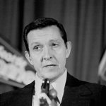 In this photo from Jan. 17, 1979, Dan O&rsquo;Brien speaks after being appointed president and chief executive officer of the Seattle Mariners. O&rsquo;Brien, a longtime Major League Baseball executive, died Monday in Dallas. He was 87. (AP Photo/Barry Sweet, File)