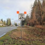 A new speed limit is in place on Highway 9 in Clearview. The existing 45 mph speed zone beginning at Highway 522 was extended two miles farther north to Cathcart Way. (WSDOT photo)