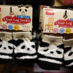 Chair leg socks are seen at Daiso inside Alderwood mall in Lynnwood. (Ian Terry / The Herald)